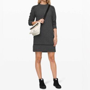 Lululemon On Repeat Dress heathered core dark grey size 6